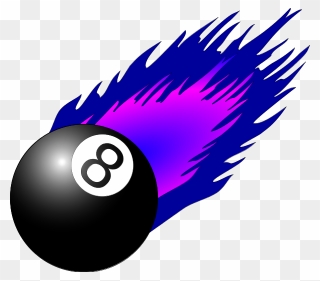 8 Ball Pool Clipart Number - Pool Clipart 8 Ball - Png Download