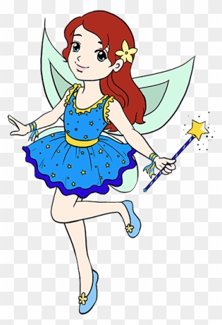 How To Draw Fairy - Fairy Draw Clipart
