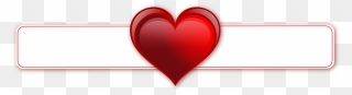 Heart Banner Png Clipart , Png Download - Heart Transparent Png