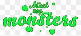 Logo For Meet My Monsters Podcast Clipart