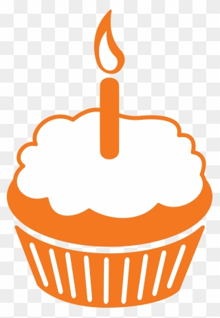 Clipart Cake Orange - Orange Birthday Cake Clipart - Png Download