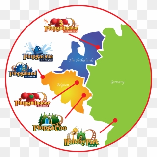 Amusement Clipart Family Amusement Park - Theme Parks Germany Map - Png Download