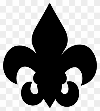 Fleur De Lis New Orleans Saints Clip Art - Transparent Fleur De Lis Clip Art - Png Download