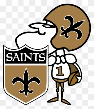 Louisiana Clipart Saints - New Orleans Saints Man - Png Download