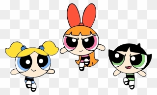 Powerpuff Girls Coloring Pages Bubbles Blossom Buttercup Clipart