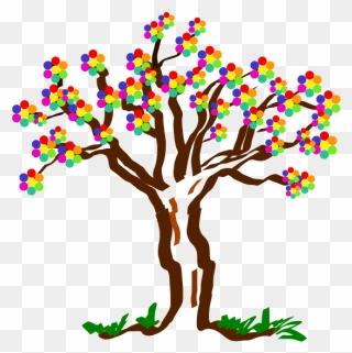 Tree With Birthday Clipart - Png Download
