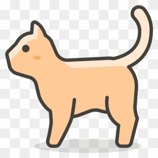 Cat Emoji Clipart - Icone Gato - Png Download
