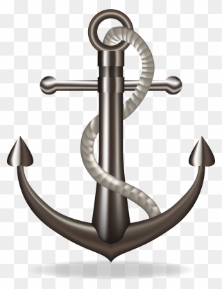 Ancre - Metal Anchor Png Clipart
