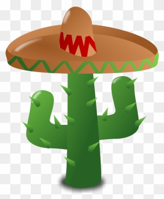 Cinco De Mayo Icon Clipart - Mexican Cactus Clipart Png Transparent Png