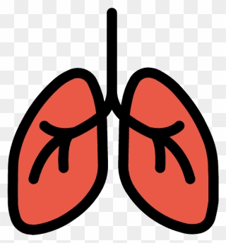 Lungs Emoji Clipart - Png Download