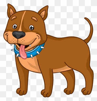 Pitbull Clipart - Dog Catches Something - Png Download
