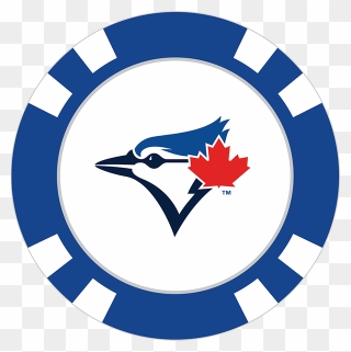 Toronto Blue Jays Poker Chip Ball Marker - Toronto Blue Jays New Clipart