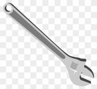 Tool Drawing Wrench Cartoon - Wrench Clipart Transparent Background - Png Download