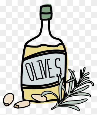 Olive Oil Clipart Confirmation - Clip Art Olive Oil - Png Download