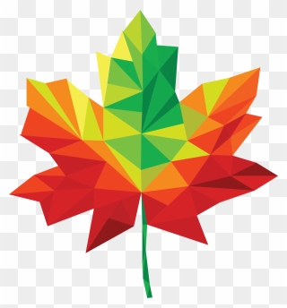 Transparent Geometric Png - Logo Canada Maple Leaf Png Clipart