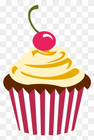 Transparent Cupcake Logo Png - Transparent Background Cupcake Clipart