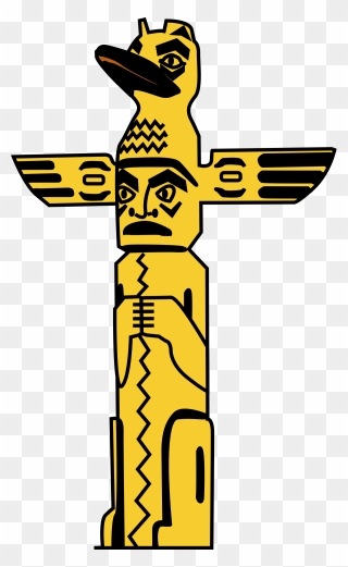 Illustration Of Totem Pole Clipart