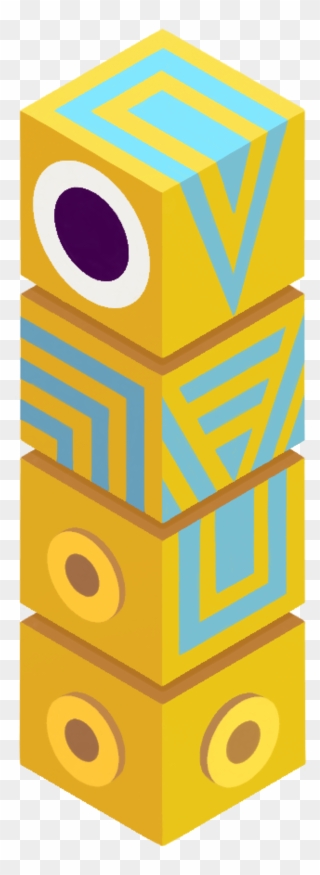 Totem Monument Valley Game Clipart