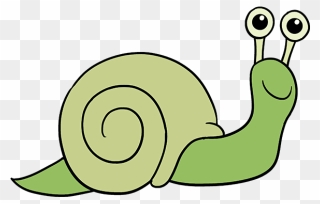 How To Draw Snail - Snail Draw Png Clipart