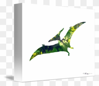Pterodactyl Transparent Realistic - Pterodactyl Watercolor Painting Clipart