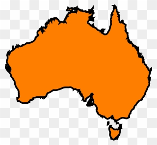 Australia Clipart Large - Skin Cancer Australia Map - Png Download