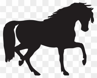Horse Silhouette Clip Art - Png Download