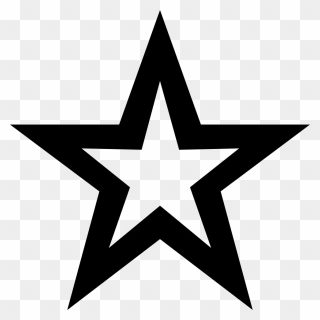 Nautical Star Clip Art - Transparent Black Star Png