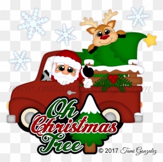 Oh Christmas Tree - Cartoon Clipart