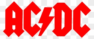 Ac Dc Logo Transparent Clipart , Png Download - Ac Dc Red Logo
