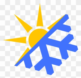 Cold, Crhistmas, Forecast, Freeze, Freezer, Ice, Meteorology, - Sun And Snow Clipart - Png Download