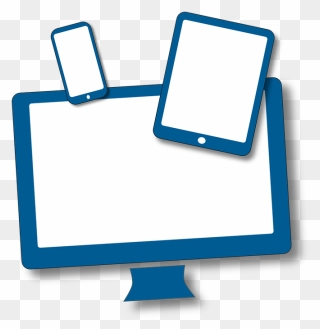 Computer Pc Clipart Computer Resource - Laptop Mobile Tab Png Transparent Png