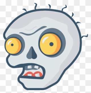 ⚪😵⚪ #ftestickers #halloween #zombie #zombieface #scary - Zombie Flat Clipart