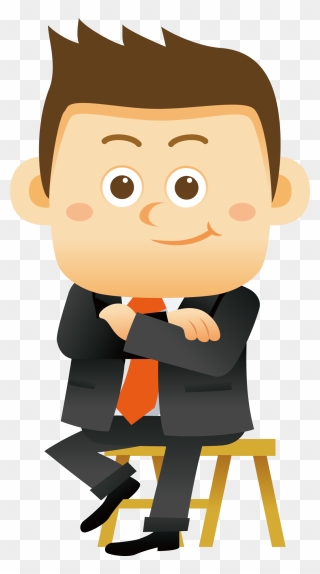 Financial Clipart Business Finance - Person Thumbs Up Cartoon - Png Download