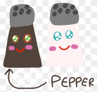 Salt And Pepper Combination Of Spices 😊 Clipart