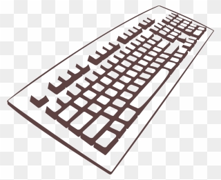 Computer Keyboard Clipart - Png Download