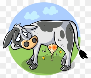 Drawing Of An Ill Cow Free Image - World Veterinary Day 2018 Theme Clipart