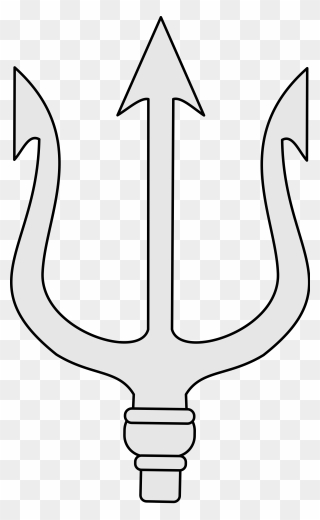 File Heraldic Wikimedia Commons - Poseidon Trident Clipart - Png Download