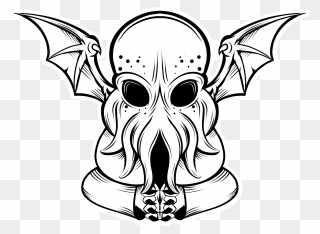 Collection Of Free Cthulhu Drawing Cool Download On - Easy Cthulhu Drawing Clipart