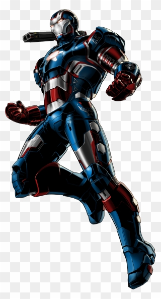 Black Iron Man Png , Png Download - Iron Patriot Png Clipart