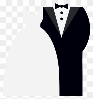 Gentleman Vector Suit Tie - Bridegroom Clipart