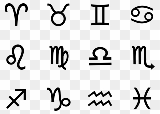 Free Zodiac Signs Png, Download Free Clip Art, Free - Zodiac Signs Vector Free Transparent Png