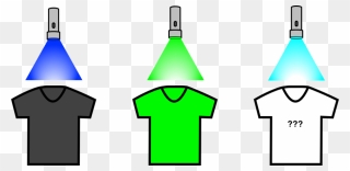 Colour Would A Red Shirt Appear Under Clipart