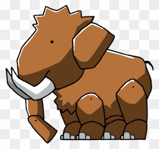 Scribblenauts Mammoth - Wooly Mammoth Clipart - Png Download