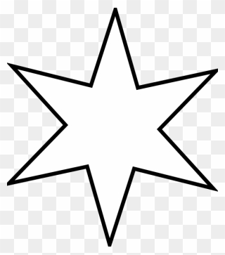 Star Image Black And White Clipart