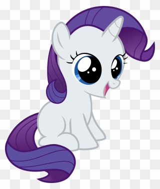 My Little Pony Clipart Castle - My Little Pony Rarity Filly - Png Download