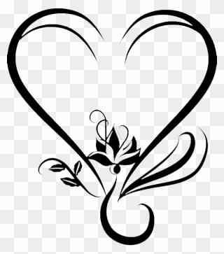 Clipart Wedding Heart - Png Download
