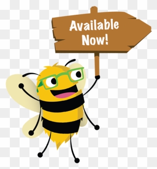Available Bee - Clip Art - Png Download