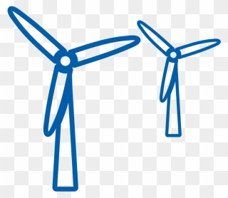 Wind Farms - Free Icons Wind Turbine Clipart