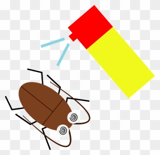Cockroach Insecticide Clipart - Insecticide - Png Download