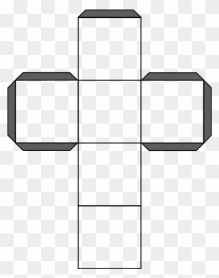 Cube Grid - Paper Box Model Clipart